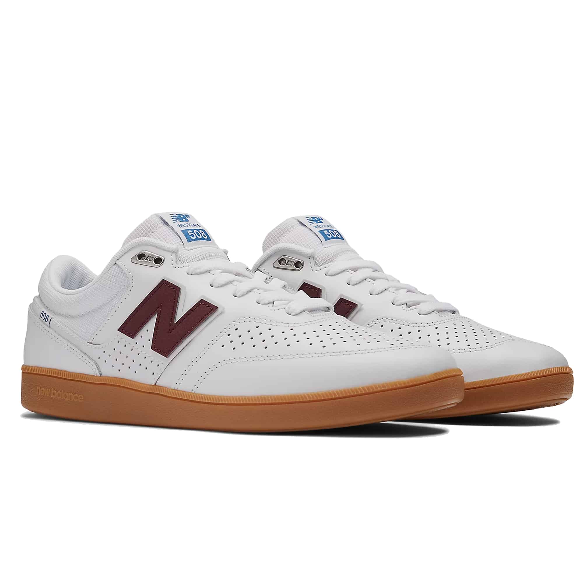 New Balance Numeric 508 Brandon Westgate - white burgundy – Bild 4