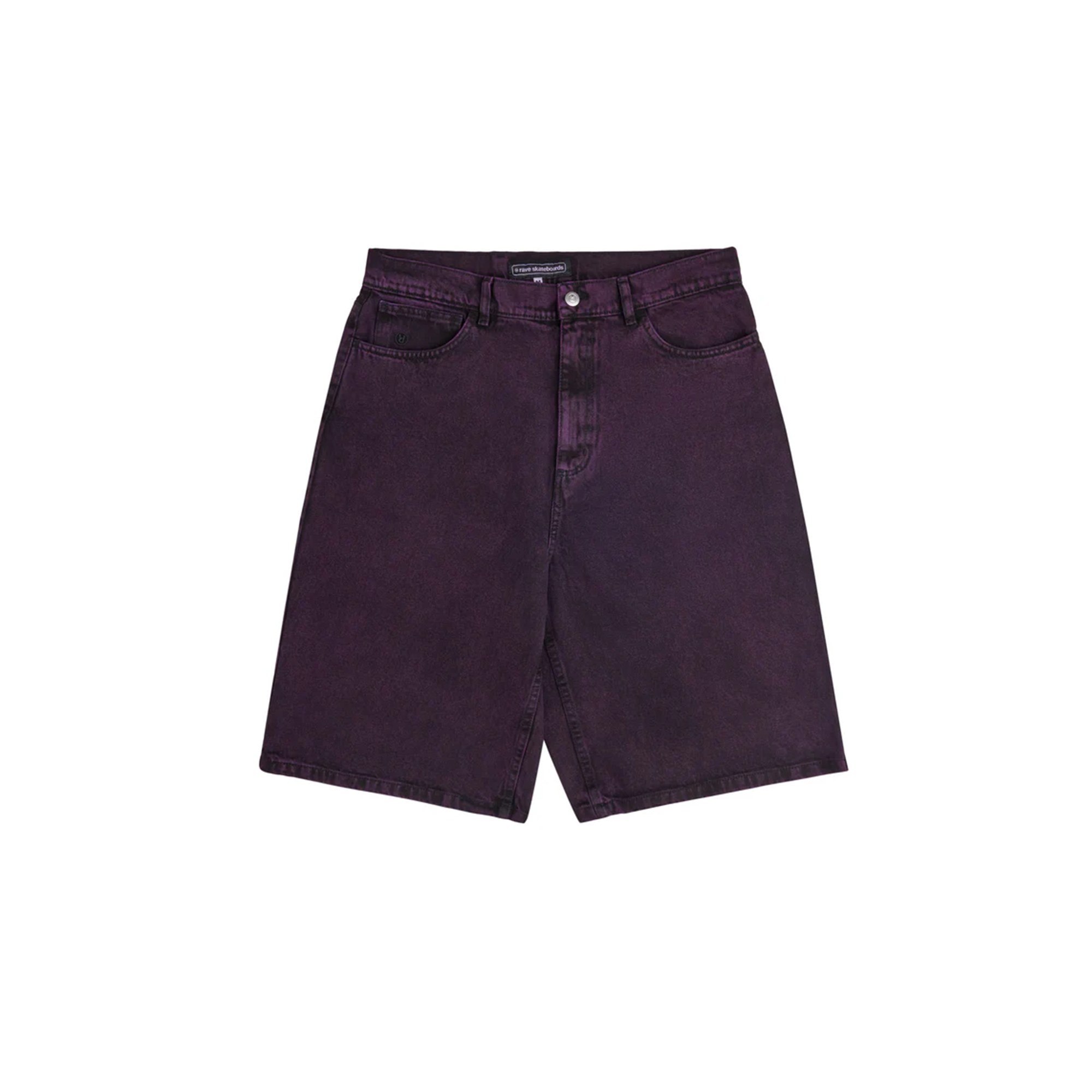 Rave Skateboards Tres Gros Denim Short - purple