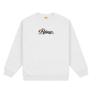 Dime Cursive Snake Crew - ash heather