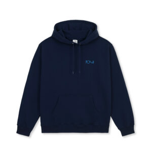 Polar Skate Co. Dave Hoodie Stroke Logo - dark blue 