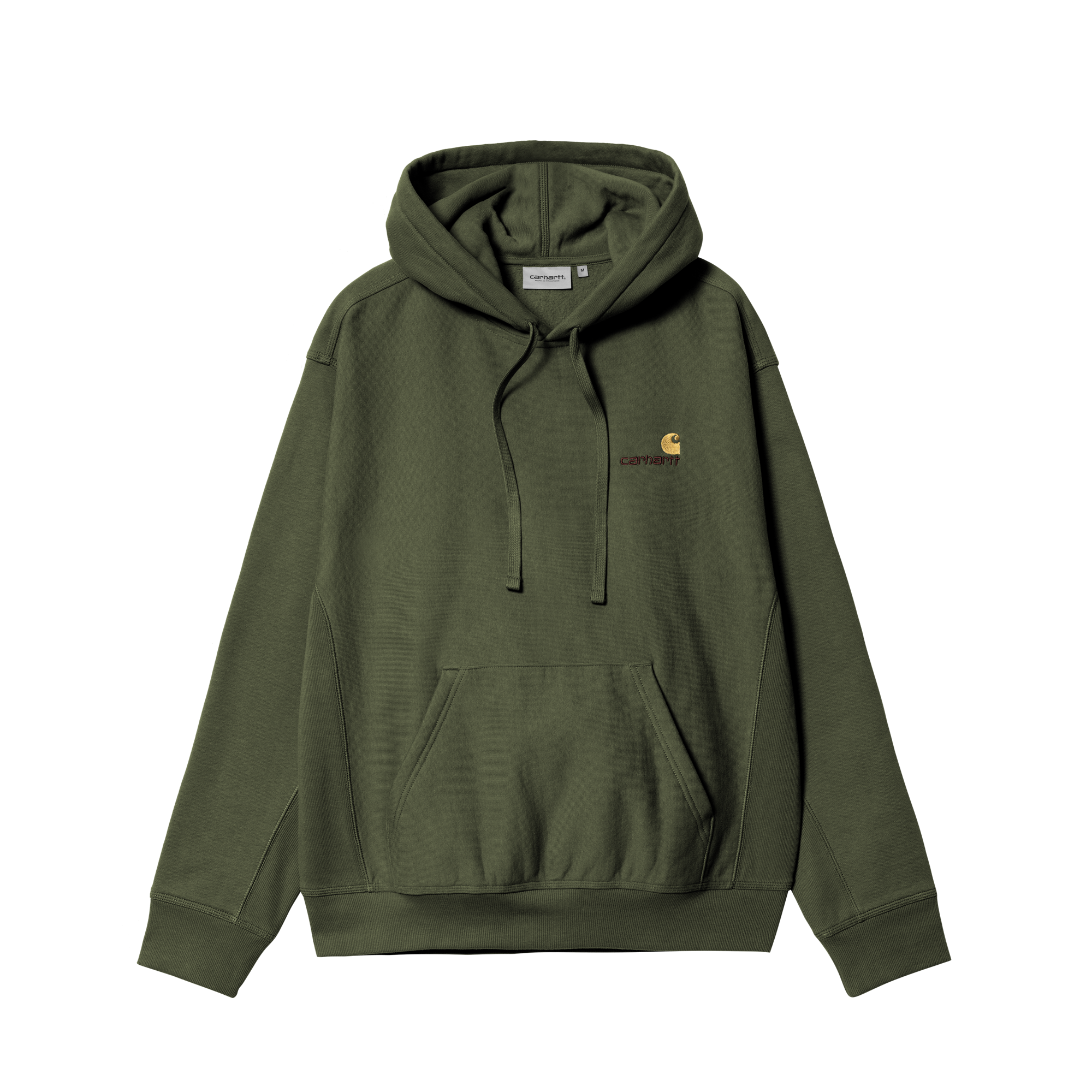 Carhartt WIP Hooded American Script - tarragon