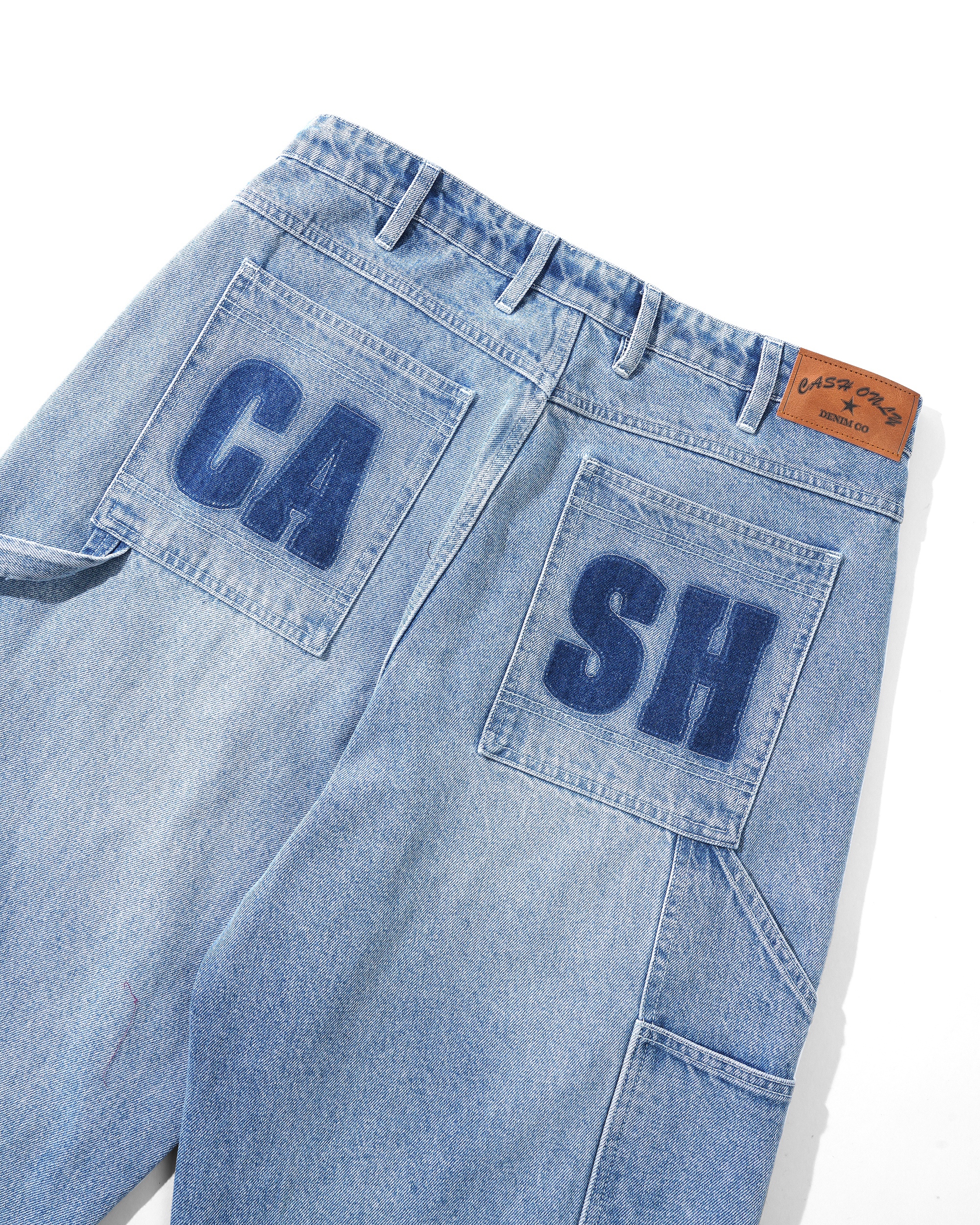 Cash Only Blockout Denim Jeans - silver indigo wash – Bild 4
