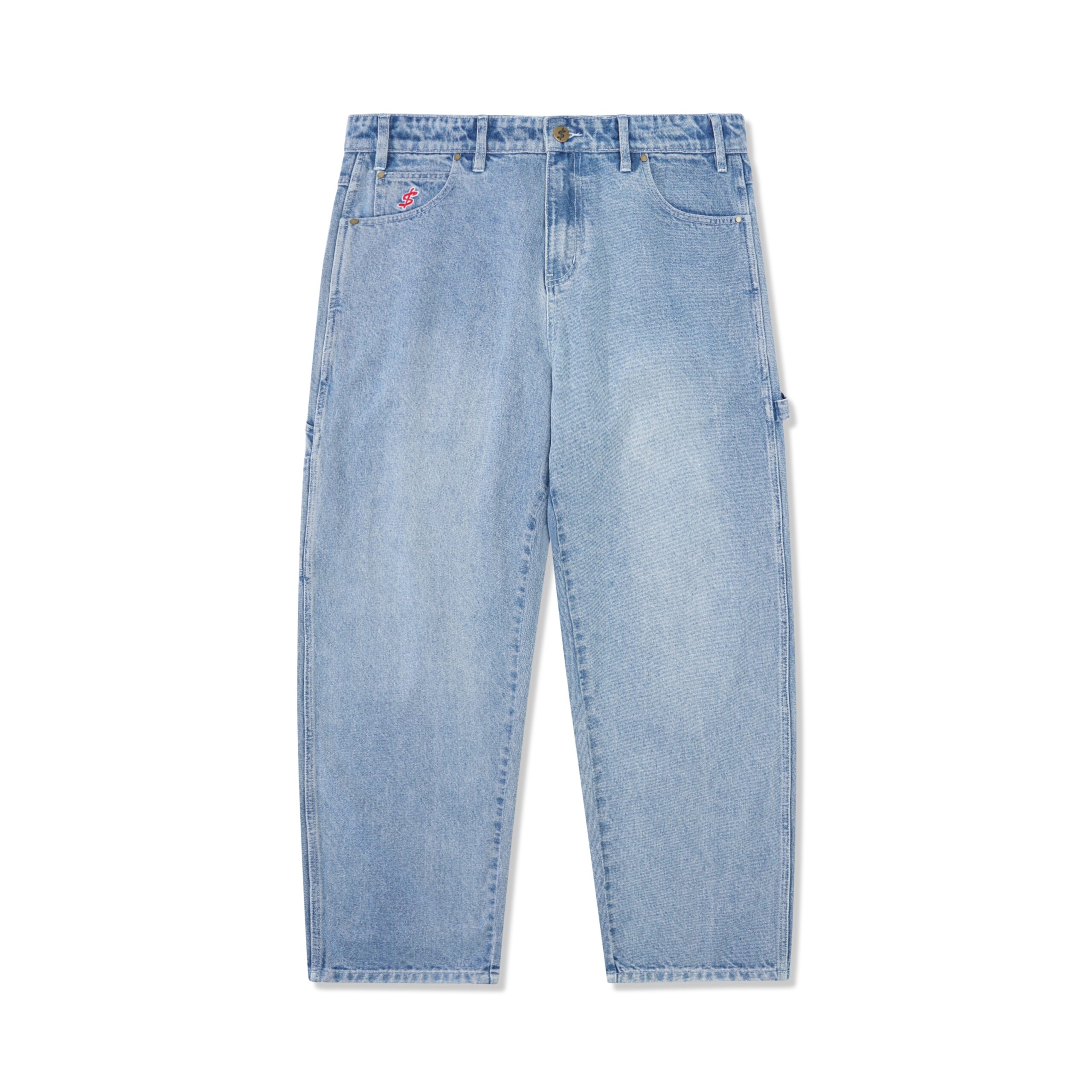 Cash Only Blockout Denim Jeans - silver indigo wash – Bild 3