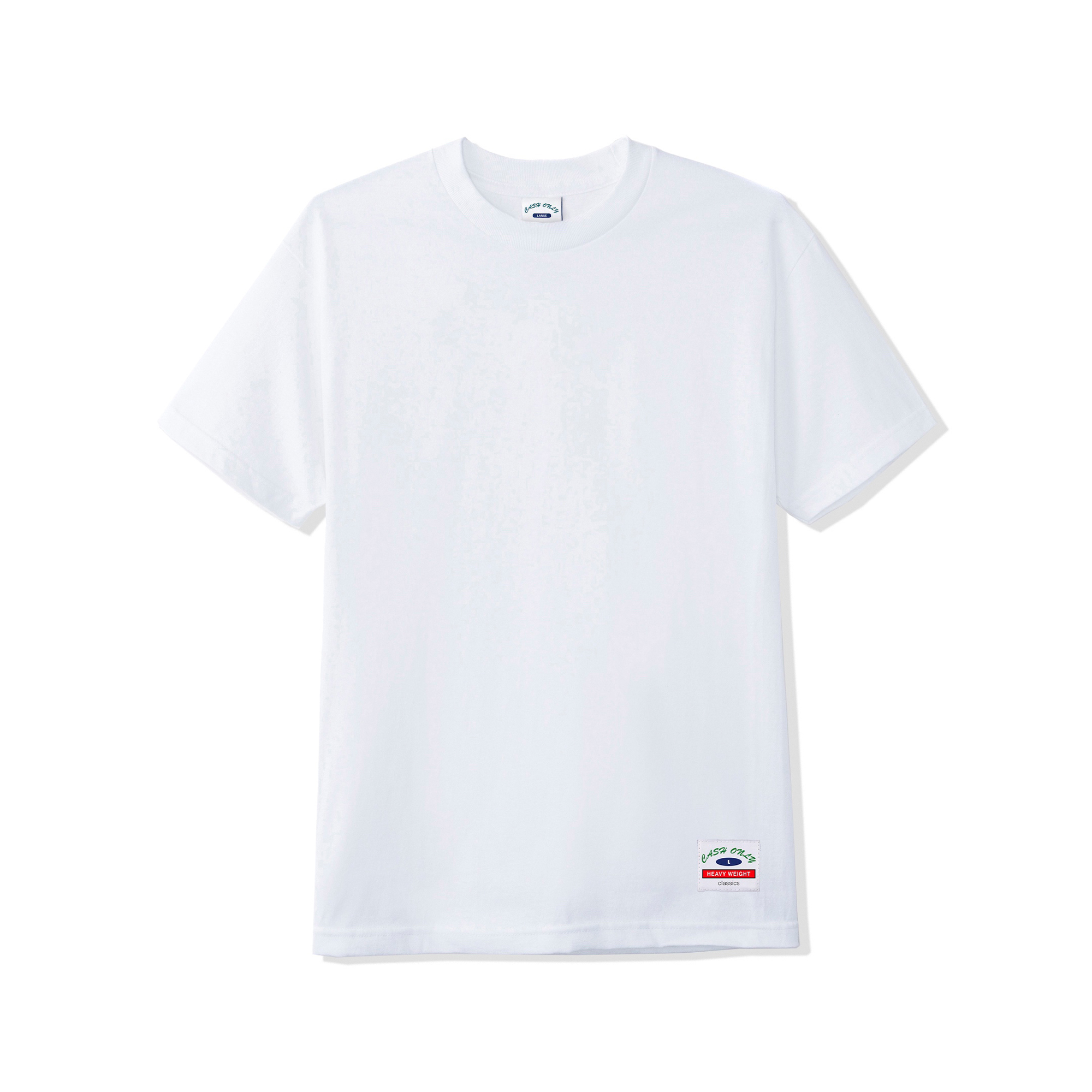 Cash Only Ultra Heavyweight Basic Tee - white