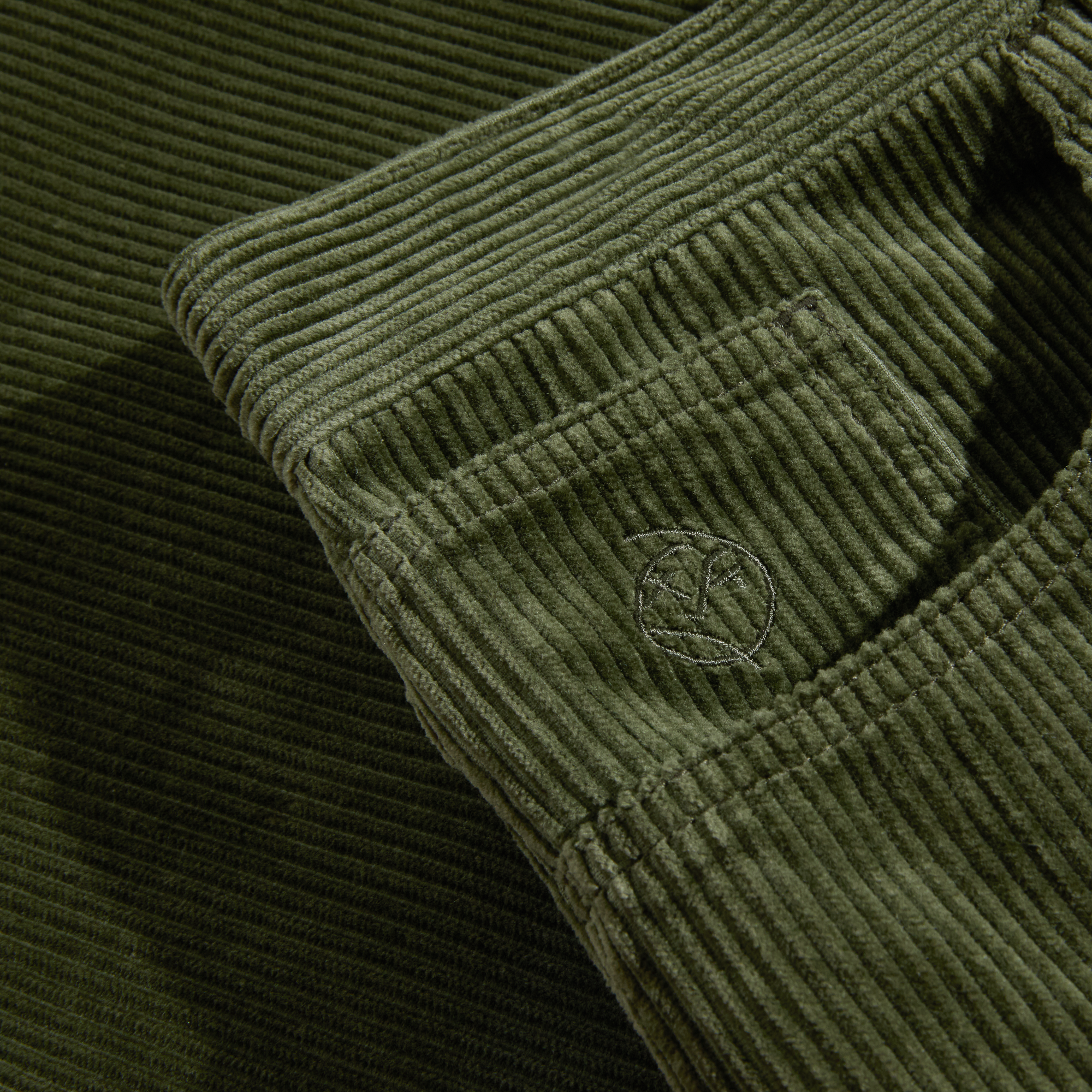 Polar Skate Co. Big Boy Pants Cord - uniform green – Bild 5