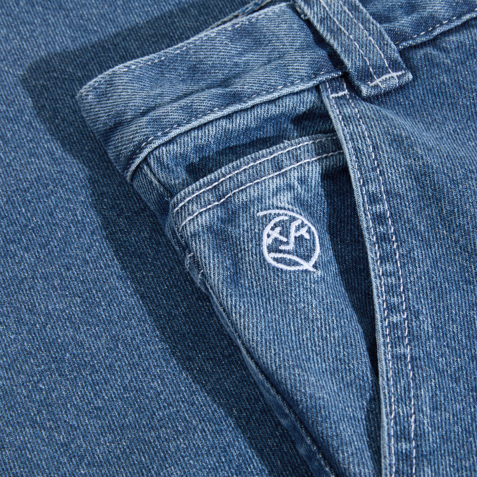Polar Skate Co. Big Boy Work Pants - blue wash – Bild 5