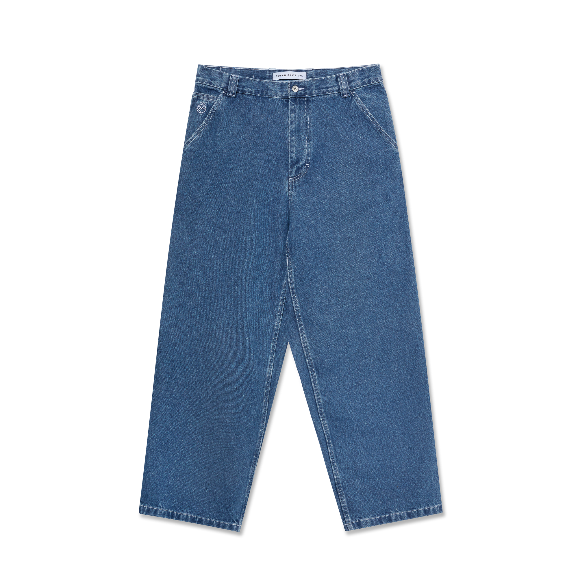 Polar Skate Co. Big Boy Work Pants - blue wash – Bild 3