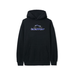 Buttergoods Corrosive Applique Hoodie - black