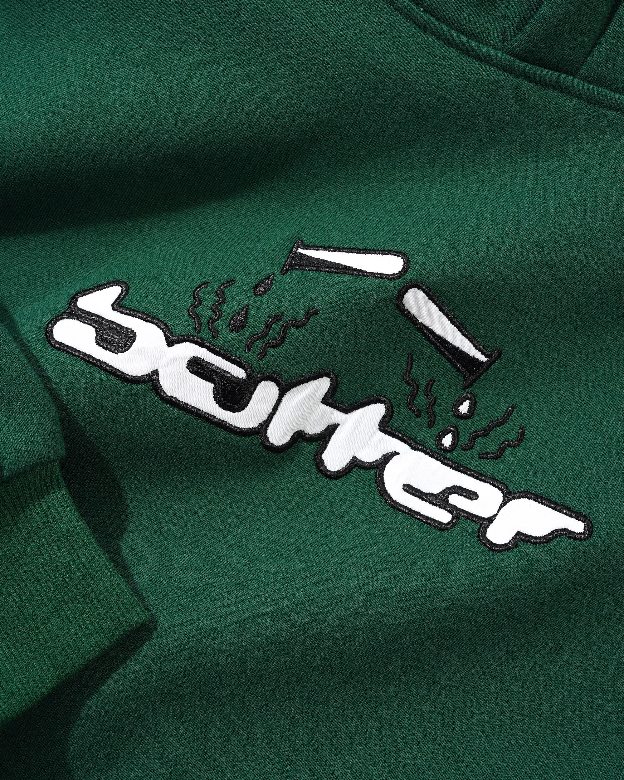 Buttergoods Corrosive Applique Hoodie - forest green – Bild 3