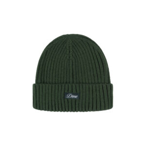 Dime Cursive Fold Beanie - forest