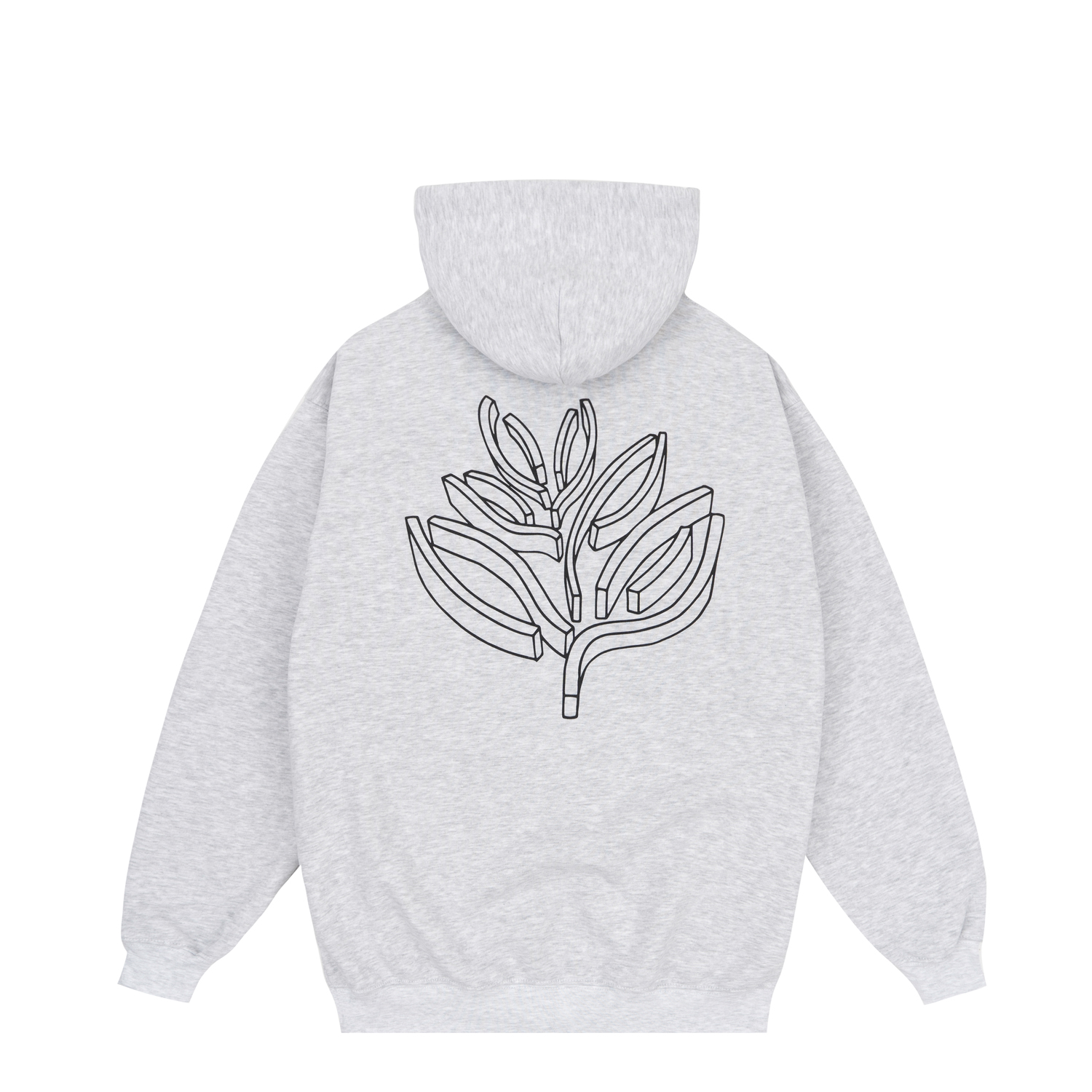 Magenta Skateboards Brutalista Hoodie - ash