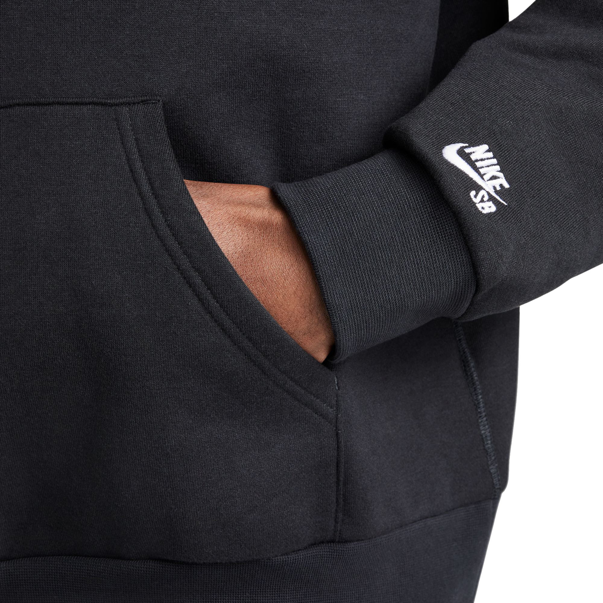 Nike SB Swoosh Hoodie - black – Bild 5