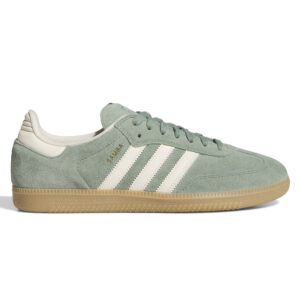 Adidas Skateboarding Samba ADV - silver green / wonder white / gold metallic
