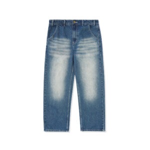 Buttergoods Alpine Denim Pant - distressed faded blue