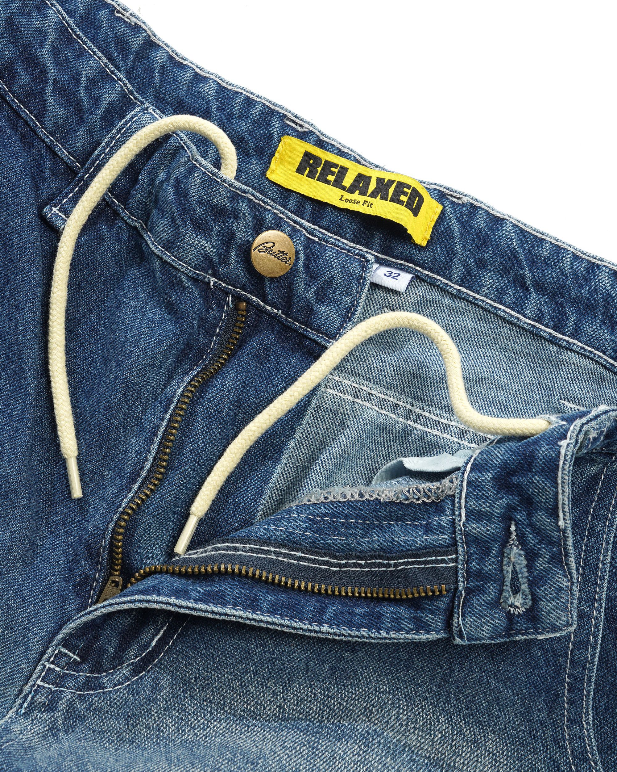Buttergoods Alpine Denim Pant - distressed faded blue – Bild 5