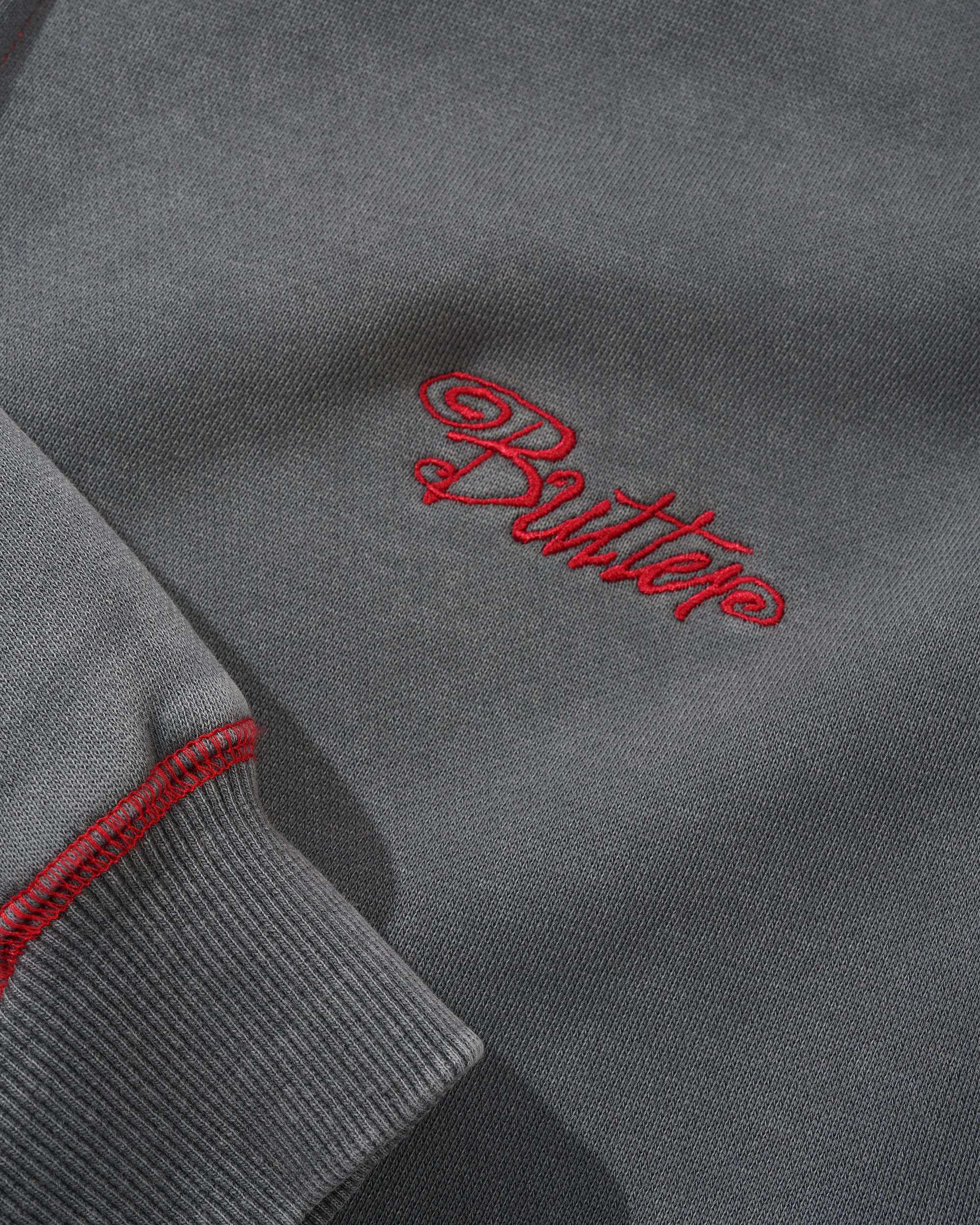 Buttergoods Jive Zip Thru Hood - washed black – Bild 3