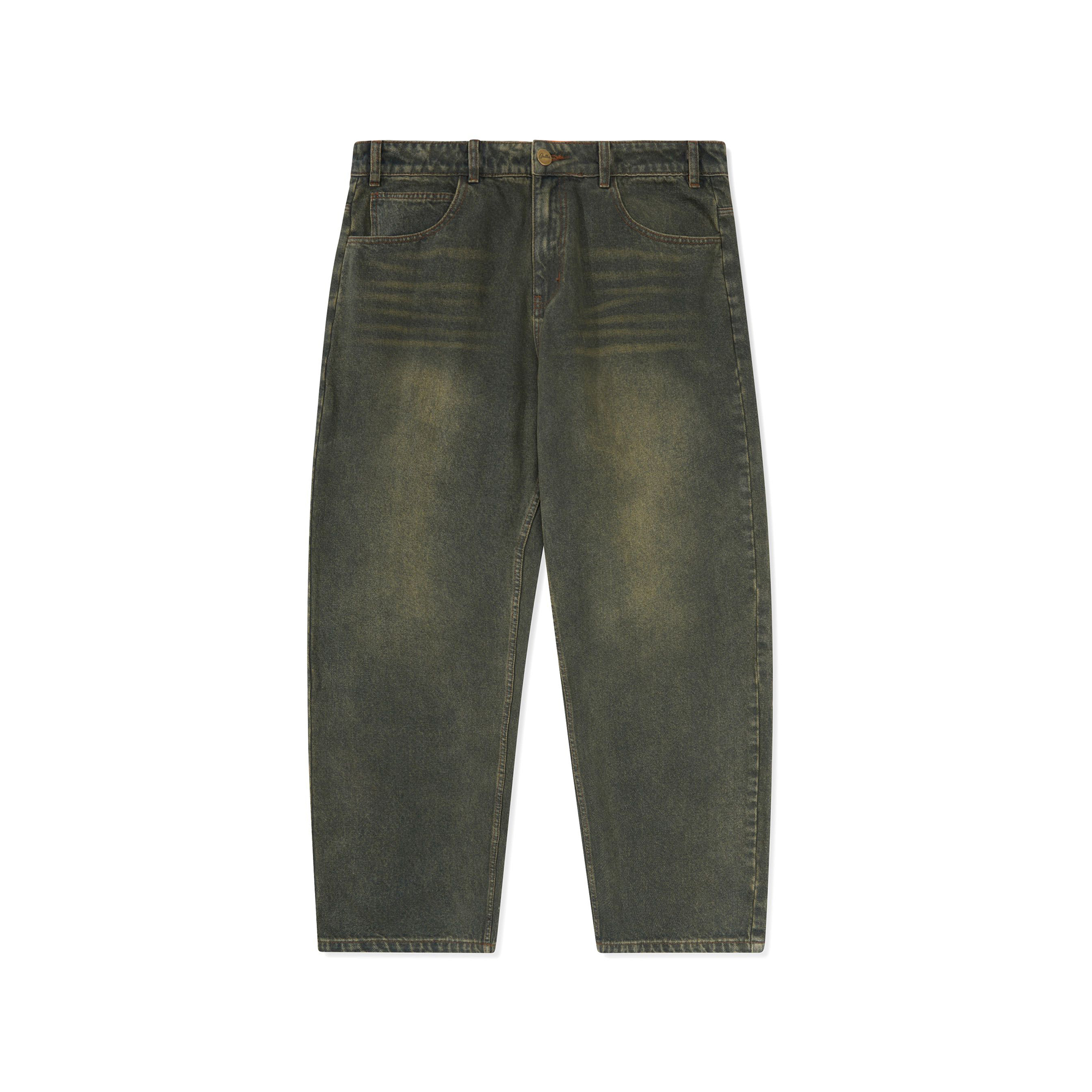 Buttergoods Warped Denim Pant - dirty wash indigo