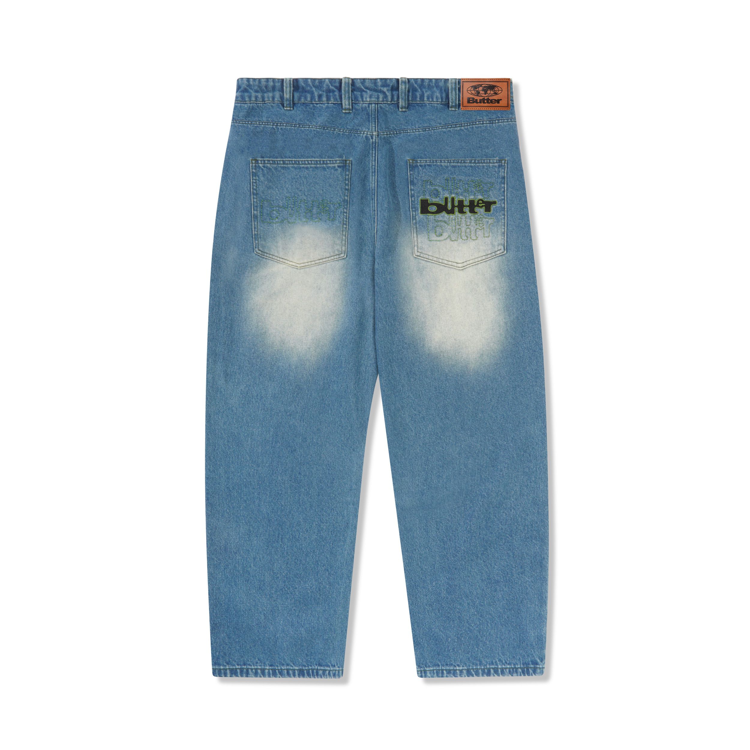 Buttergoods Warped Denim Pant - washed mid blue – Bild 3