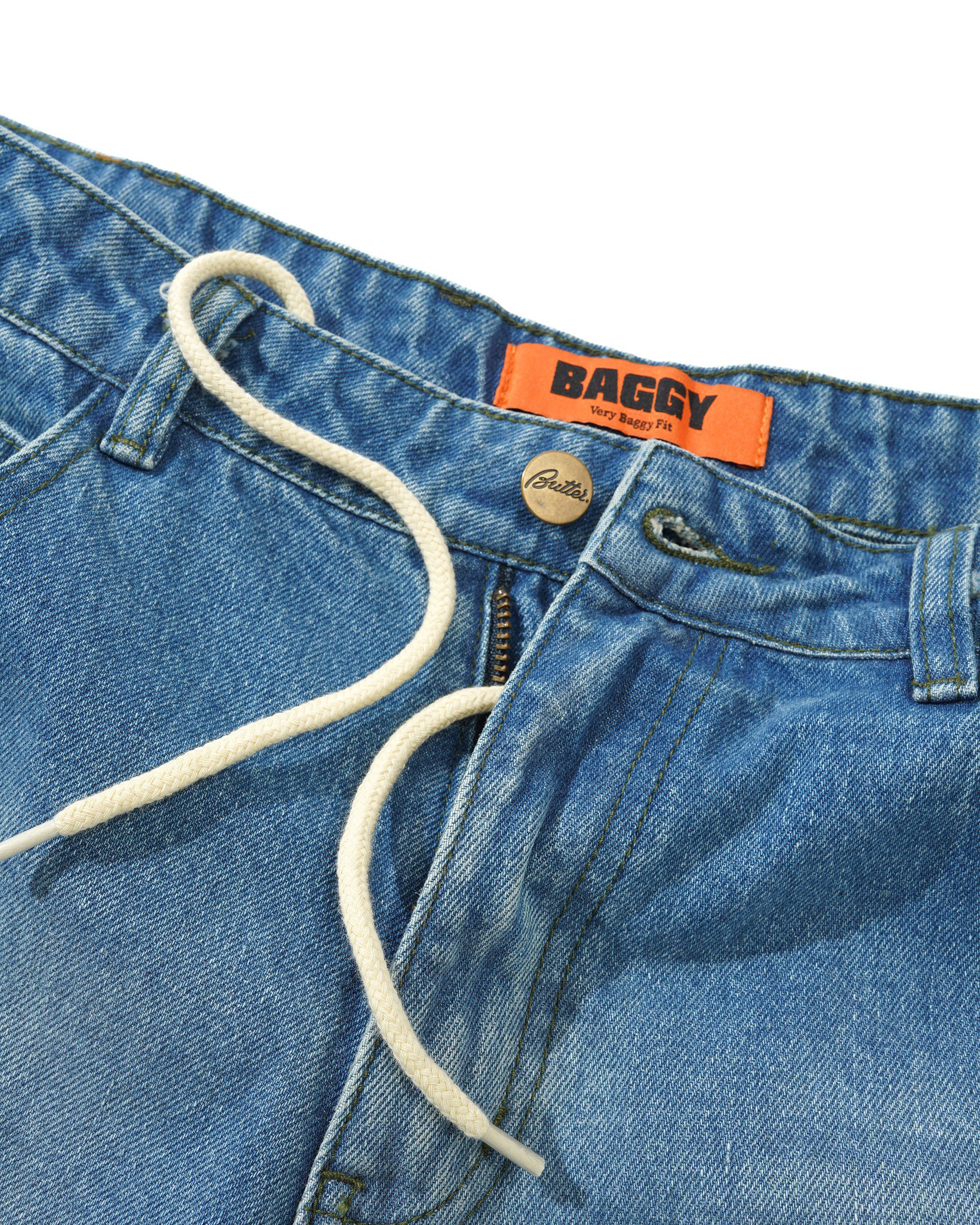 Buttergoods Warped Denim Pant - washed mid blue – Bild 5
