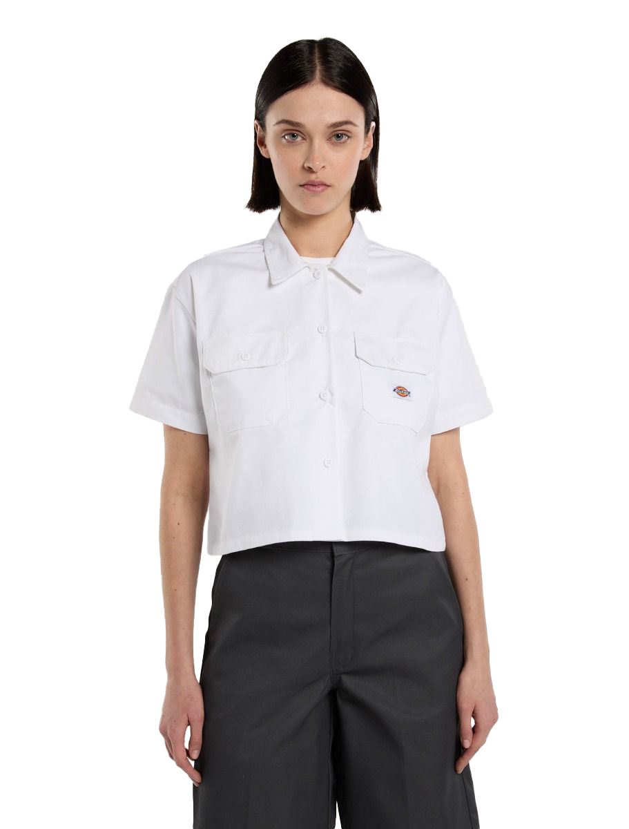Dickies Cropped Work Shirt SS - white – Bild 4