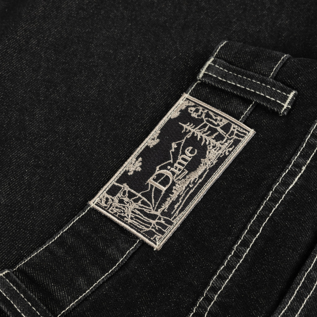Dime Classic Denim Shorts - black washed – Bild 3