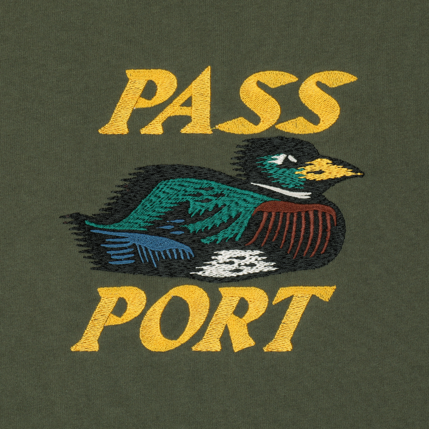 Pass~Port Fast Duck Tee - olive – Bild 4