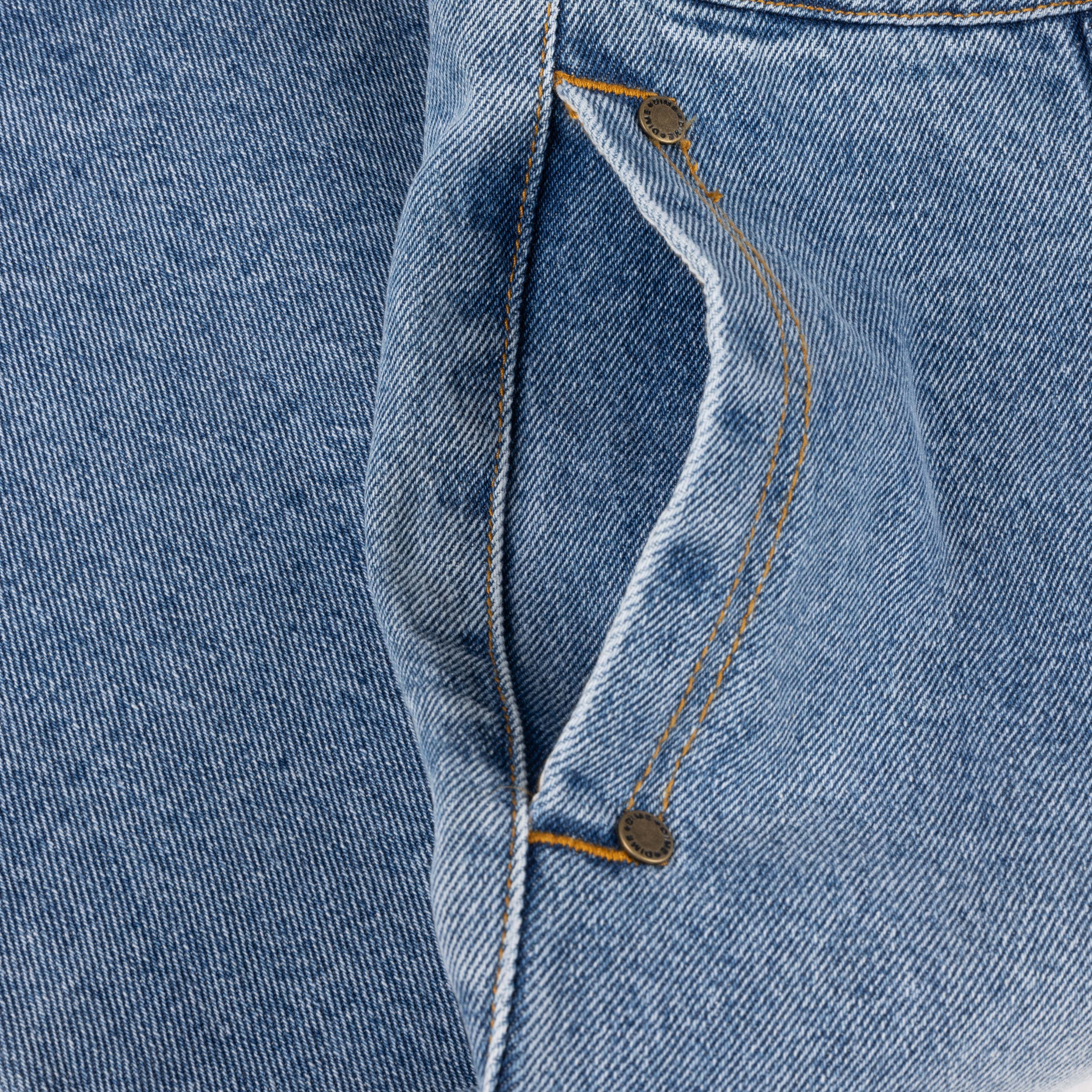 Dime Pleated Denim Short - blue washed – Bild 6
