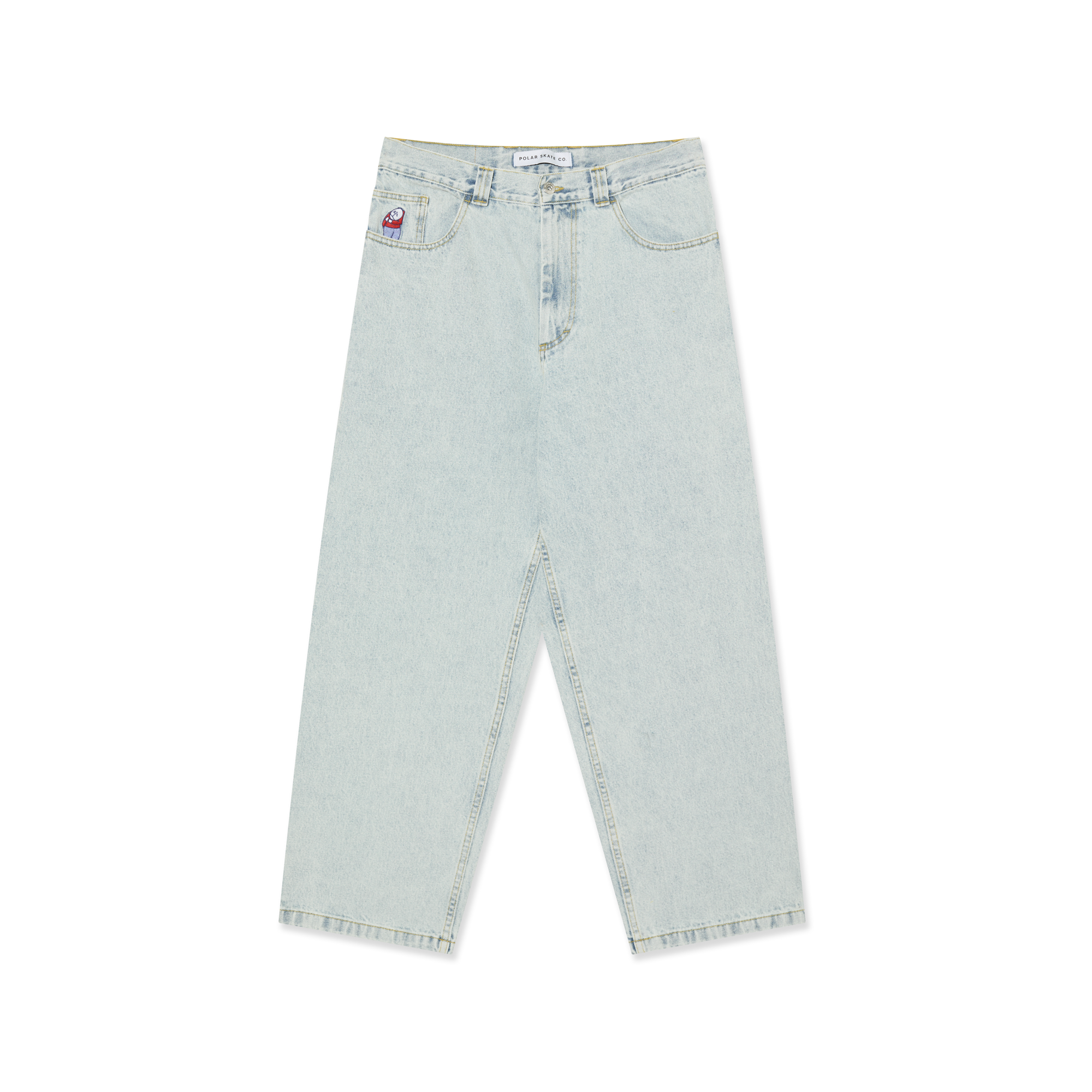Polar Skate Co. Big Boy Pants OG Logo - light blue