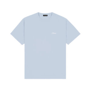 Dime Cursive Small Logo Tee - blue