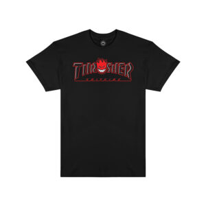 Thrasher x Spitfire Bighead Outline  - black