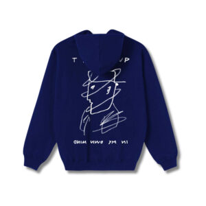 Polar Skate co. Dave Hoodie - Tied Up - navy