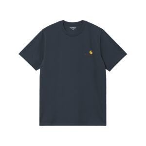 Carhartt WIP American Script Tee - deep night