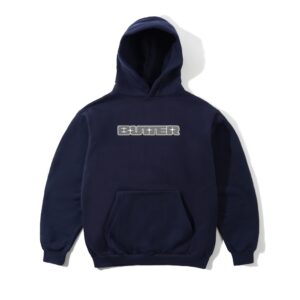 Buttergoods Glint Nylon Applique Pullover Hood - navy