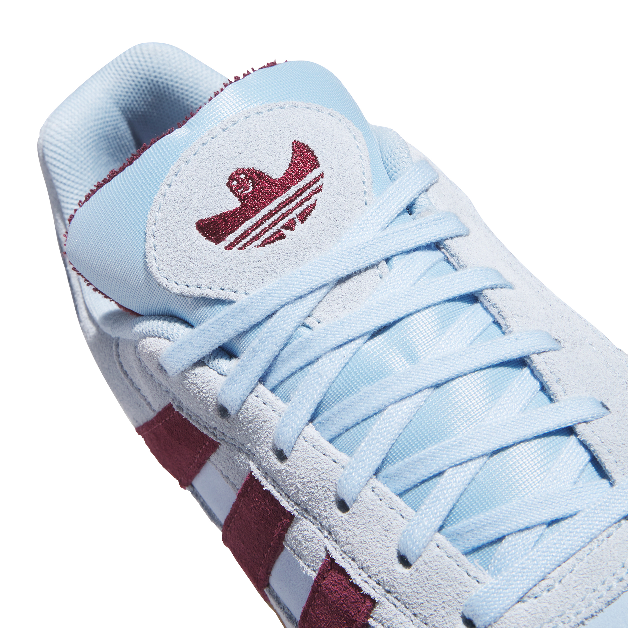 Adidas Skateboard Aloha Super - Clear Sky / Maroon / Gum – Bild 6