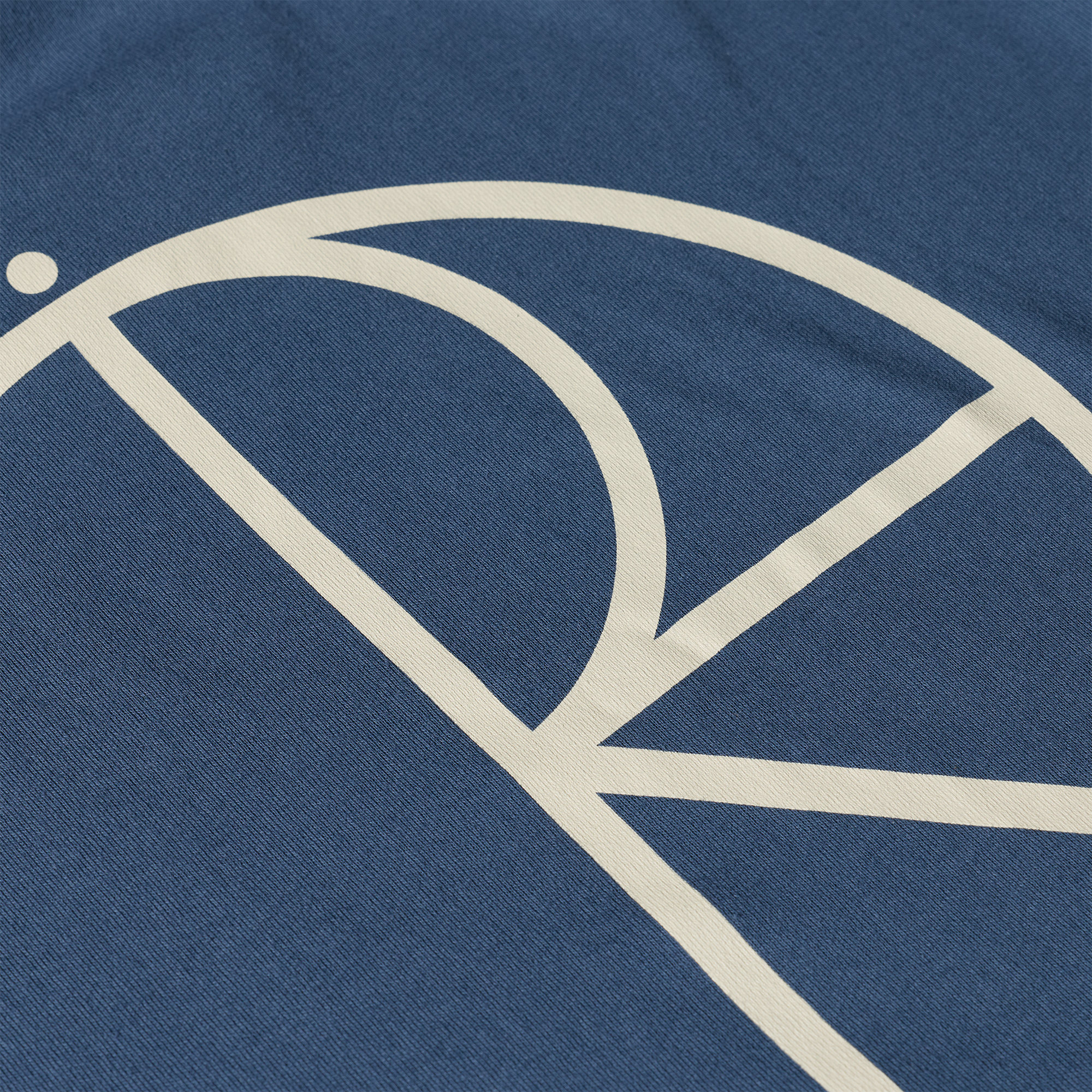 Polar Skate Co. Contrast Tee / Stroke Logo - grey blue – Bild 4