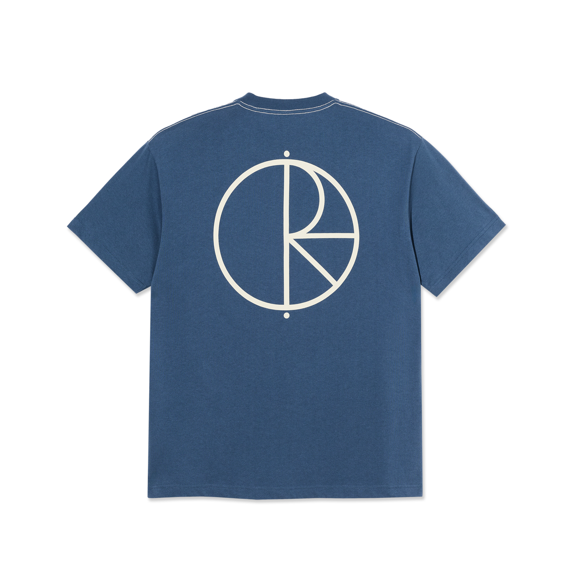 Polar Skate Co. Contrast Tee / Stroke Logo - grey blue – Bild 2