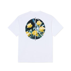 Polar Skate Co. Fill Logo Tee / Märtas Roses - white