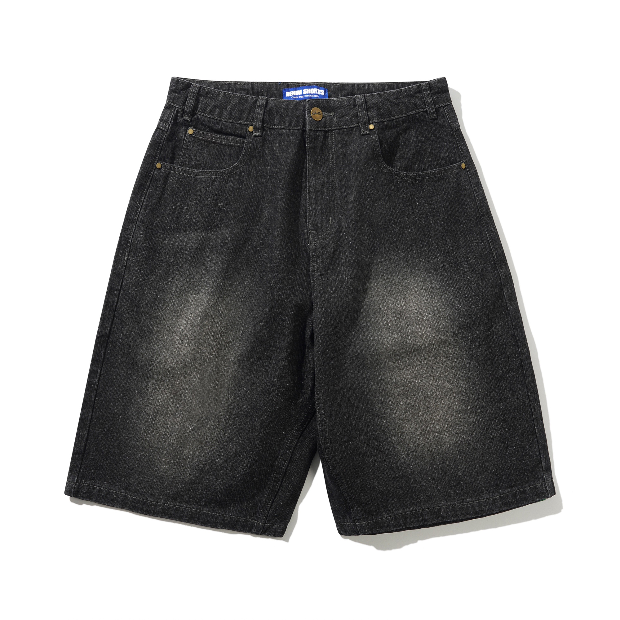 Buttergoods Scorpion Stitch Denim Short - slub black – Bild 2
