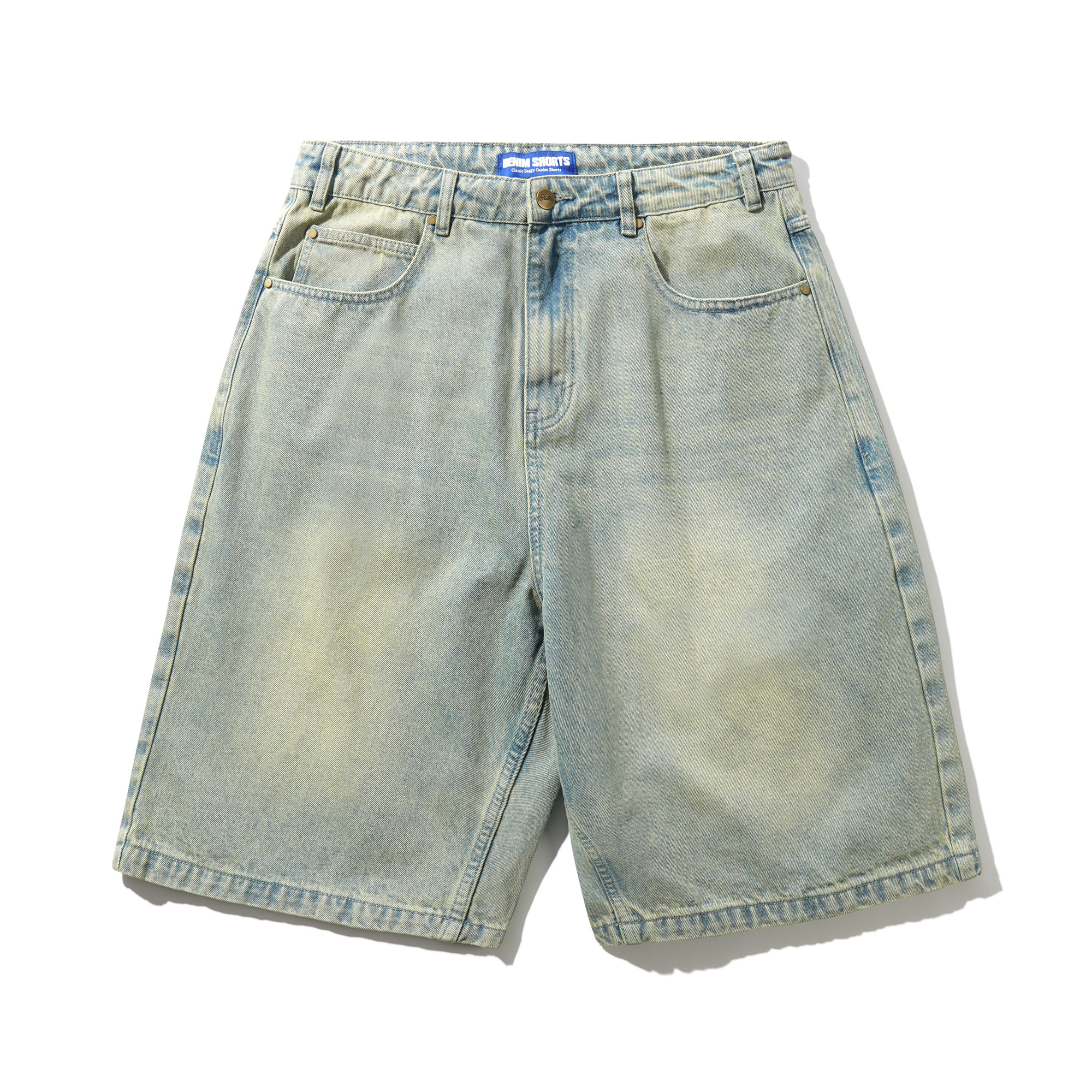 Buttergoods Scorpion Stitch Denim Short - Tinted Light Blue – Bild 2