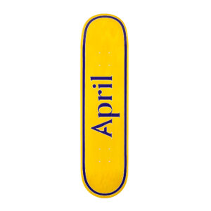 April Skateboards - OG Logo yellow/purple 8,5"