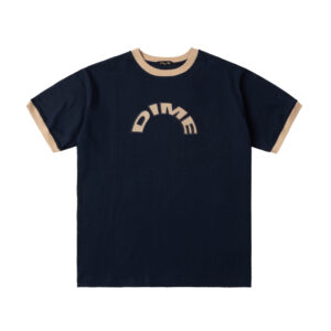 Dime MTL Arch Ringer T-Shirt - navy