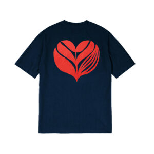 Magenta Love Tee - navy