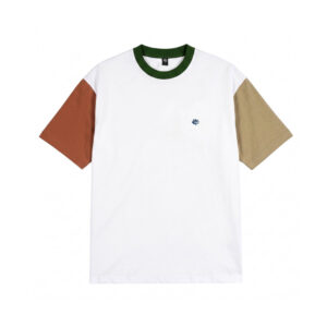 Magenta Panels Tee - white