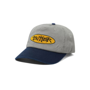 Buttergoods Tide 5 Panel Cap - washed grey / navy 