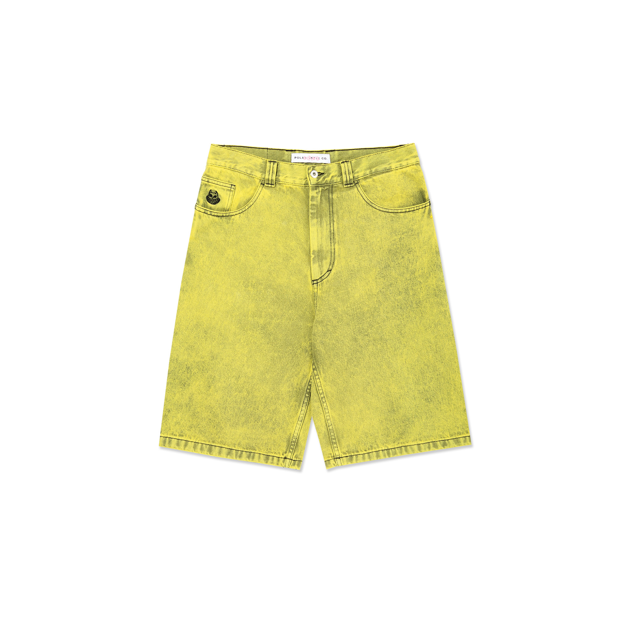 Polar Skate Co. Big Boy Shorts / Angel Child - lemon black