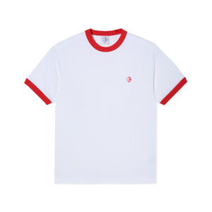 Polar Skate Co. Ringer Tee - white - red