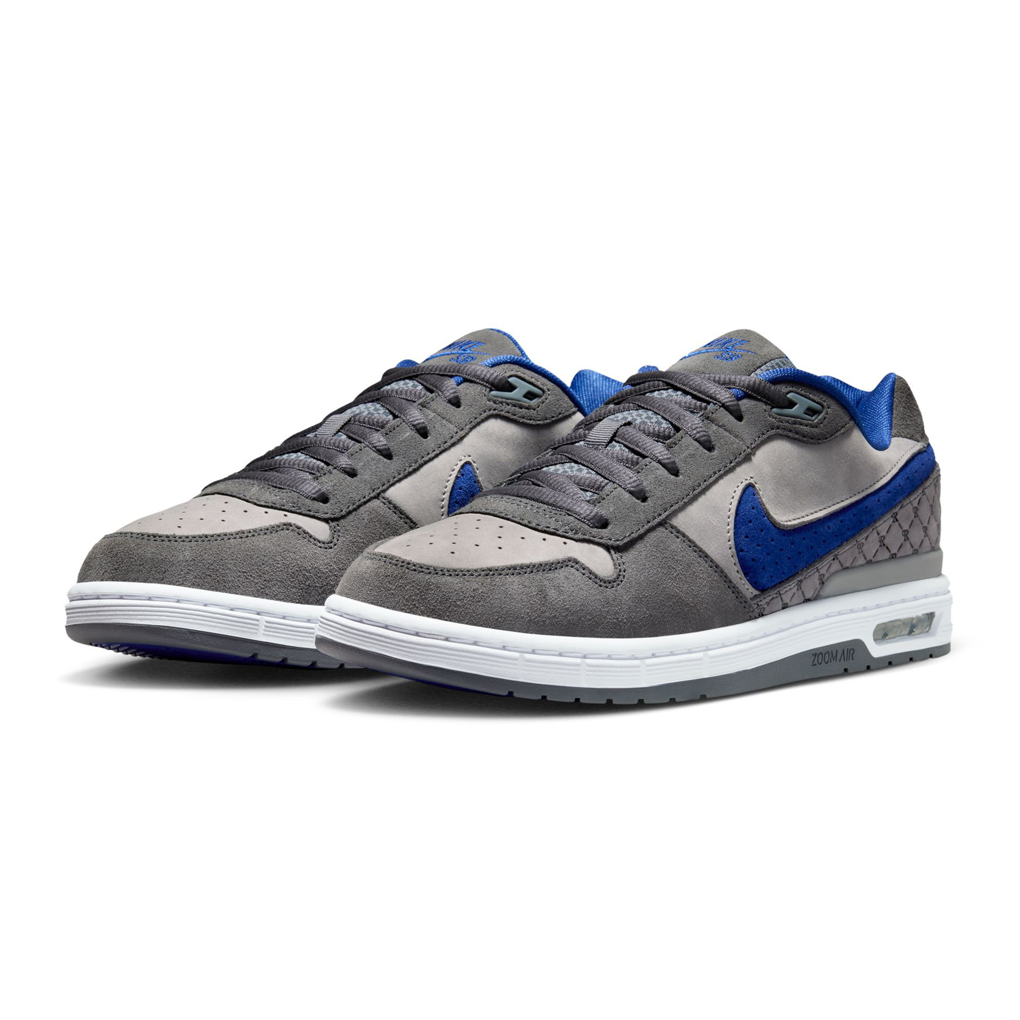 Nike SB Paul Rodriguez Zoom Air Low  - Flint Grey/ Deep Royal Blue – Bild 4