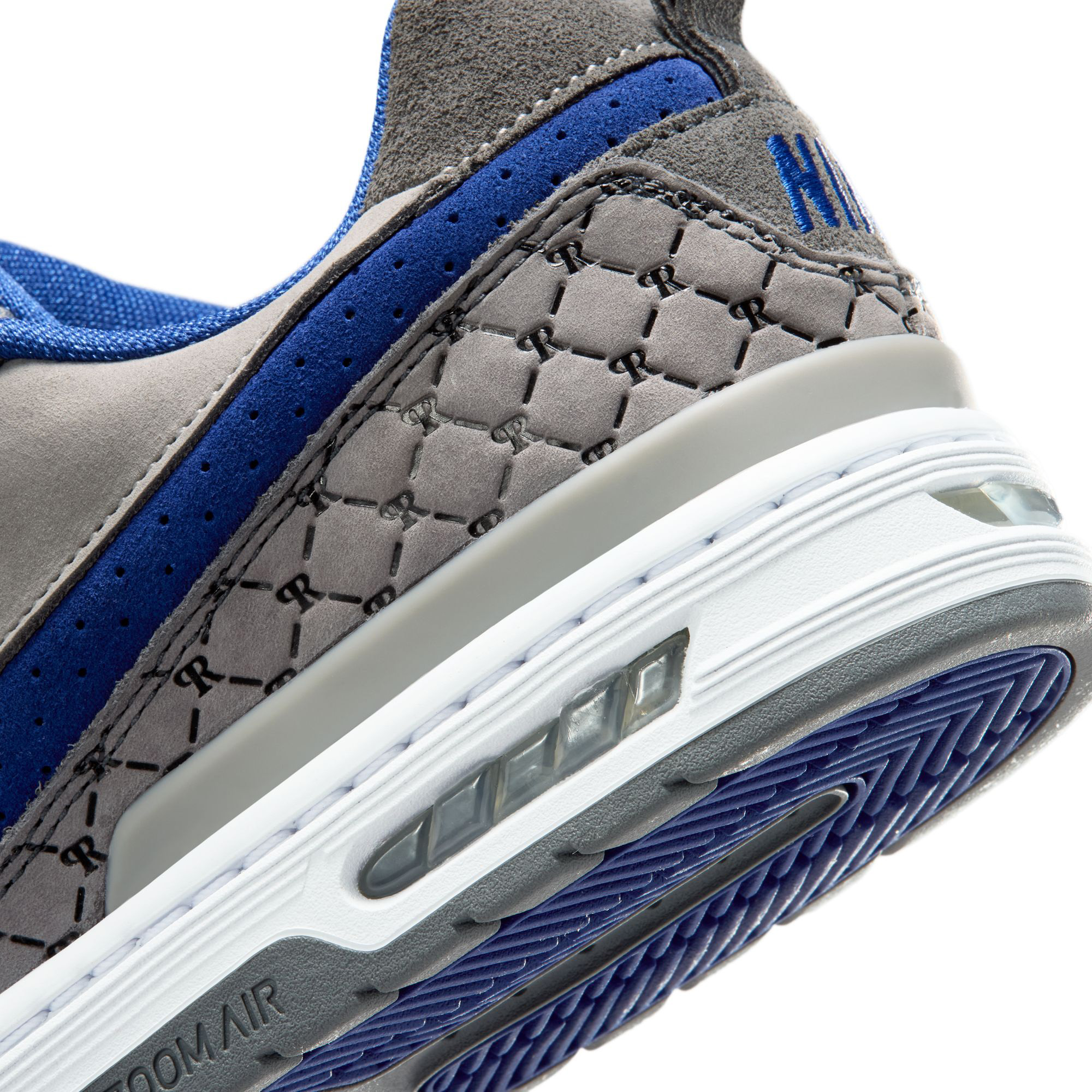 Nike SB Paul Rodriguez Zoom Air Low  - Flint Grey/ Deep Royal Blue – Bild 8
