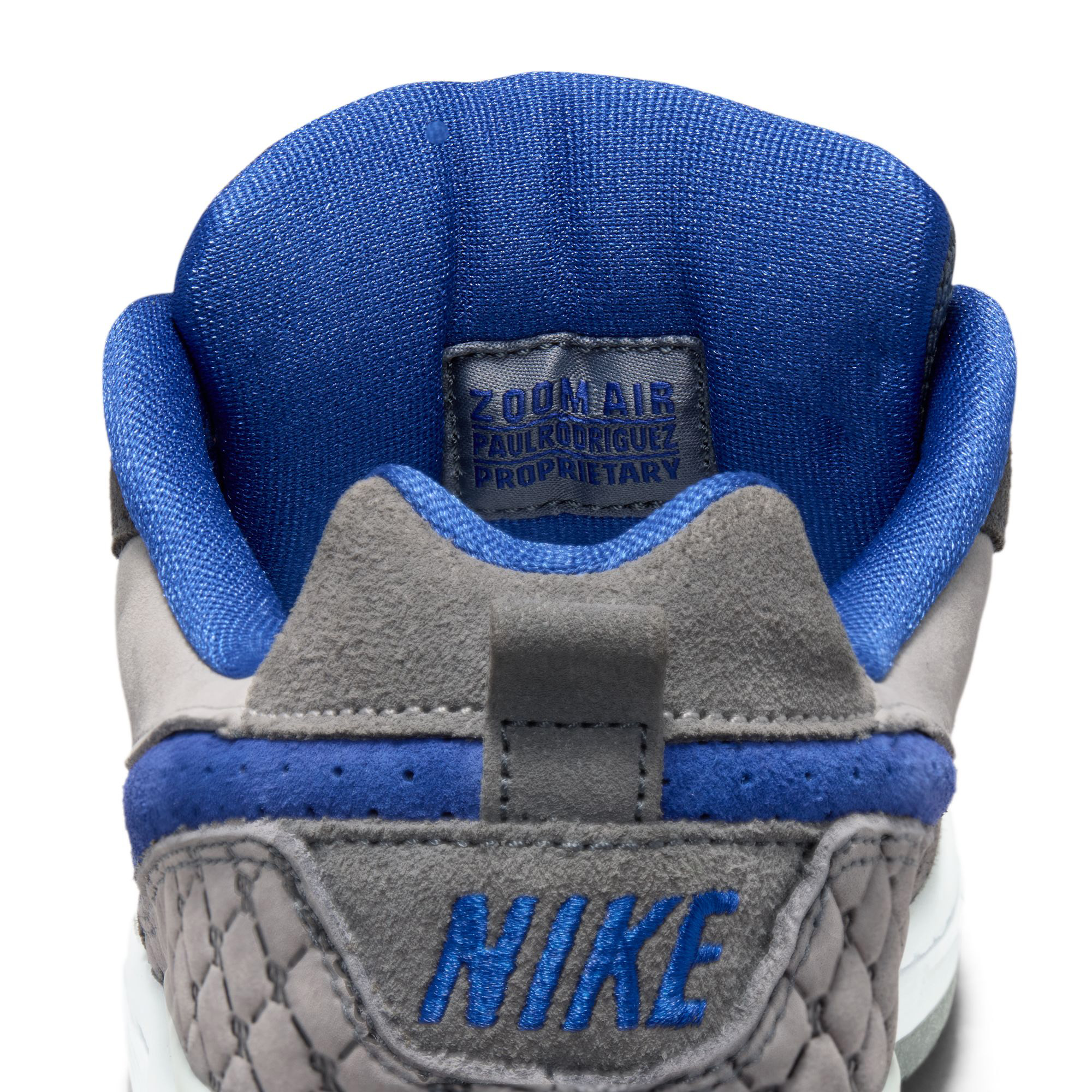 Nike SB Paul Rodriguez Zoom Air Low  - Flint Grey/ Deep Royal Blue – Bild 9