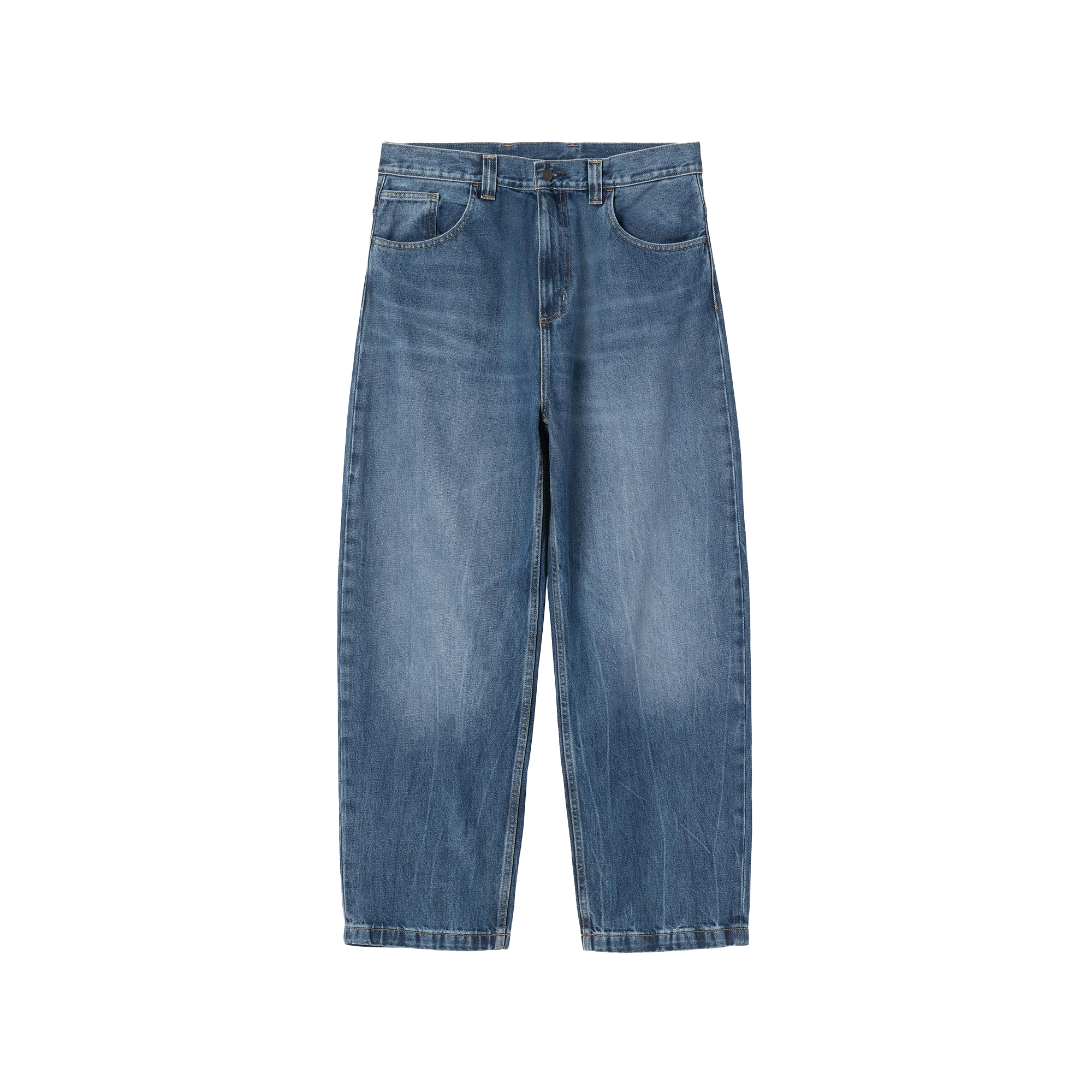 Carhartt WIP Brandon Pant - blue marble used wash – Bild 2